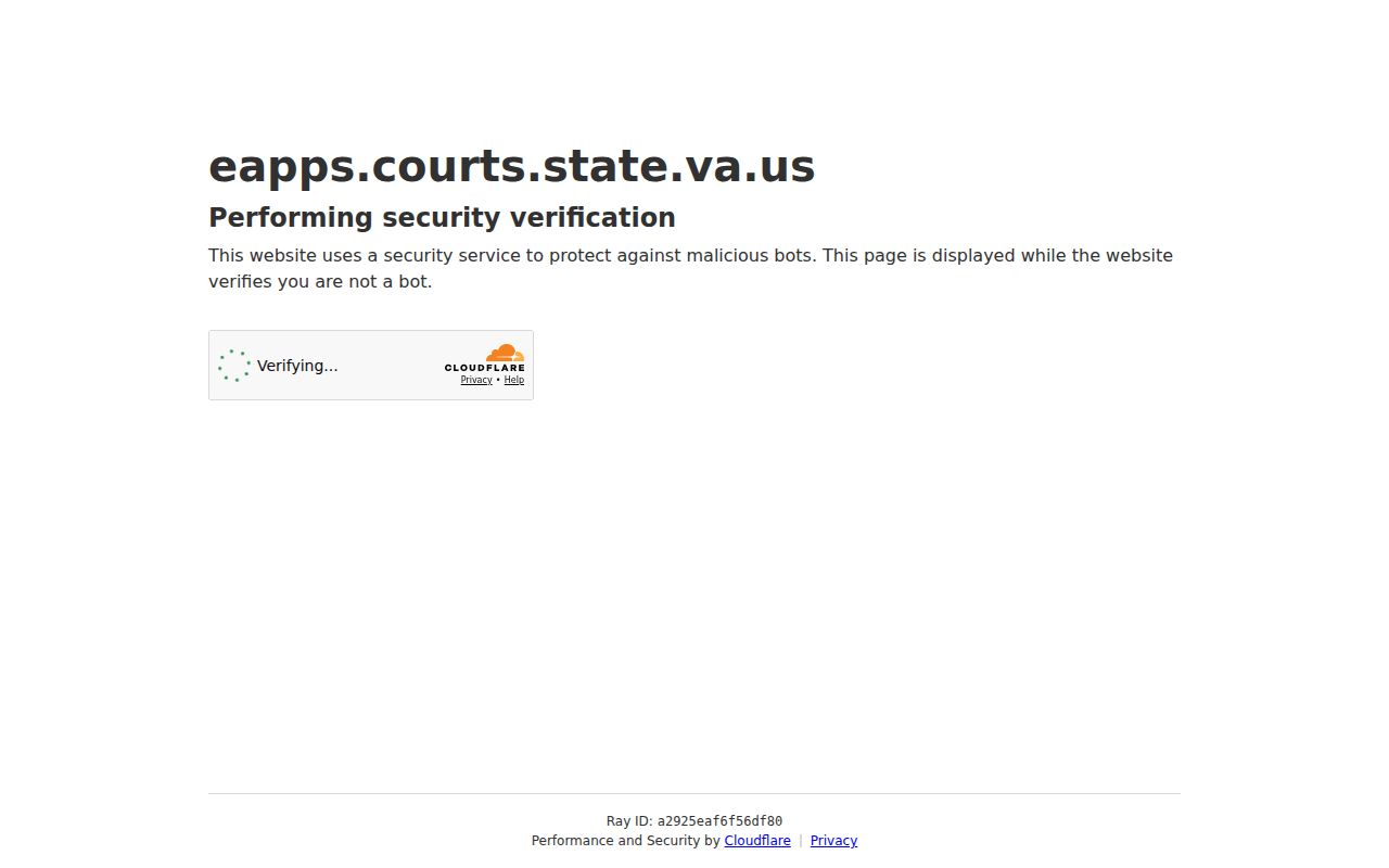 Prince Edward County criminal court Circuit case search